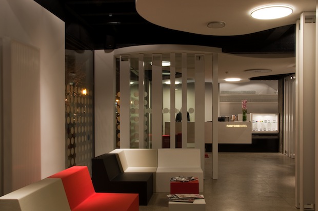 Pantone Hotel lobby